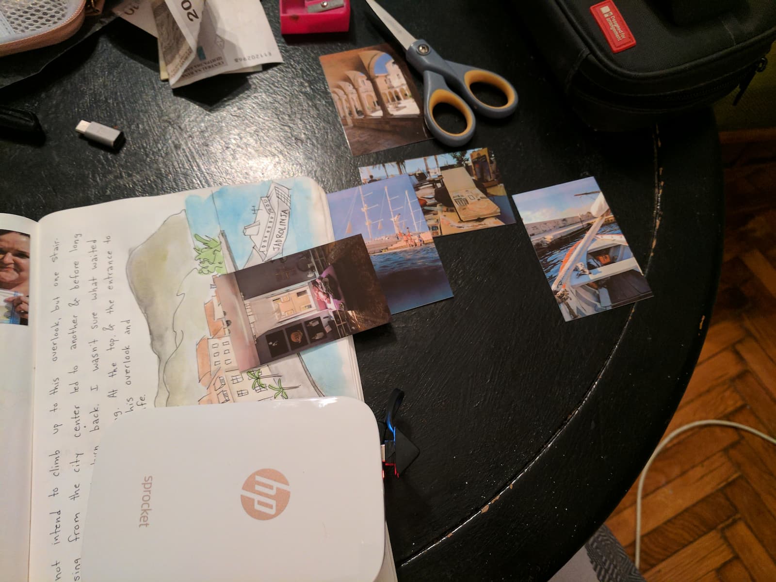 Wb travel journal art photos page