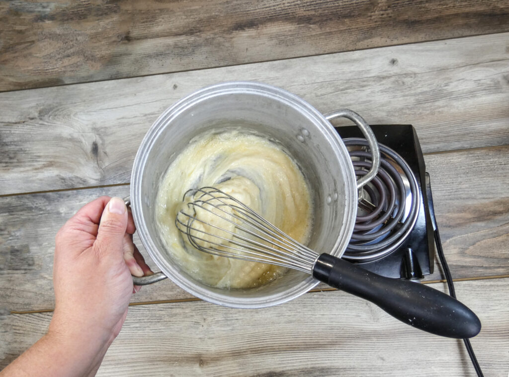 Thick but smooth texture is best for making laundry detergent sheets.