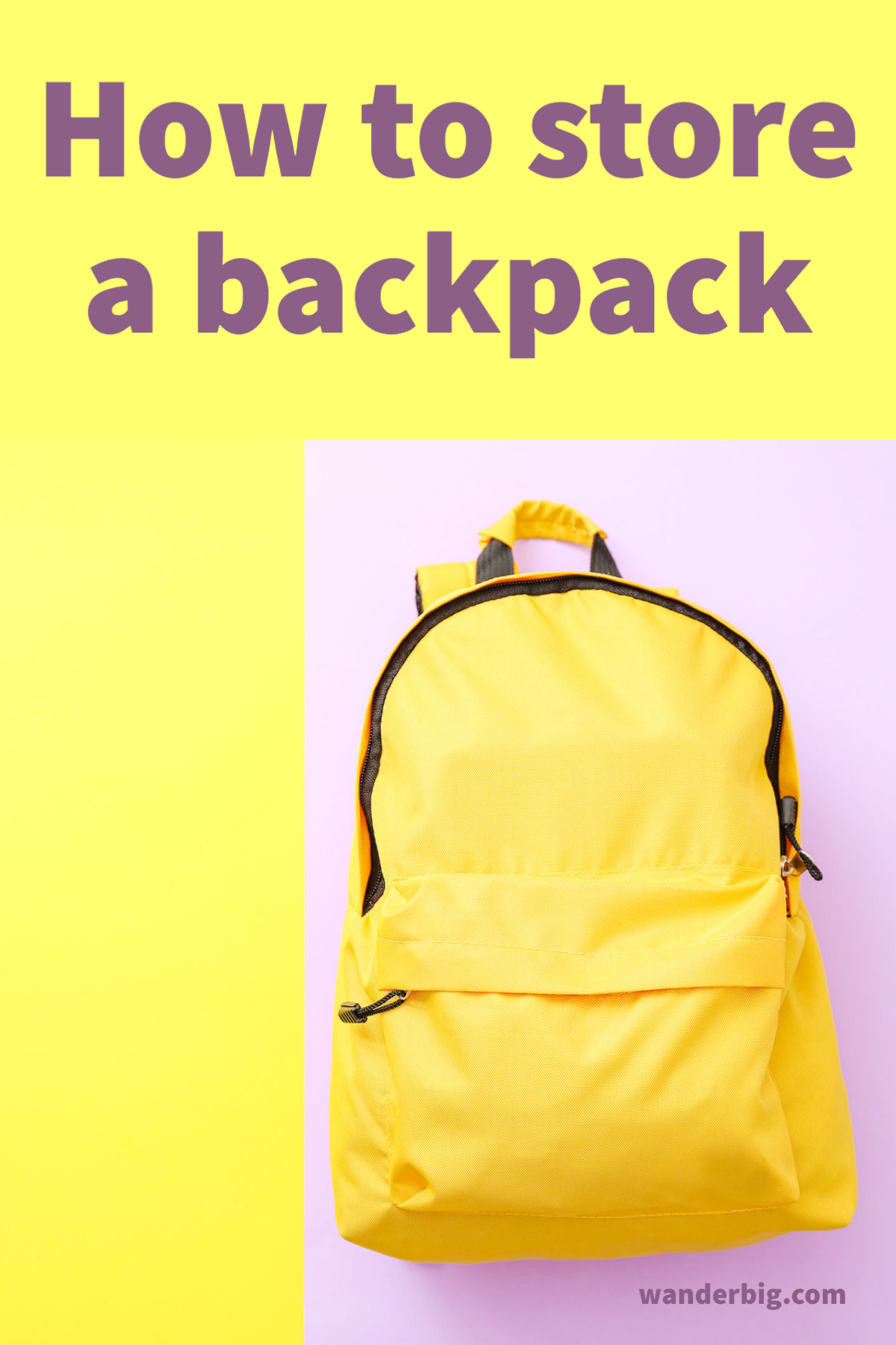 How to Store Backpacks Tips & Advice