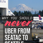 Ubers between seatac airport can cost up to 30x as much as the fastest way to get into the city from the airport.