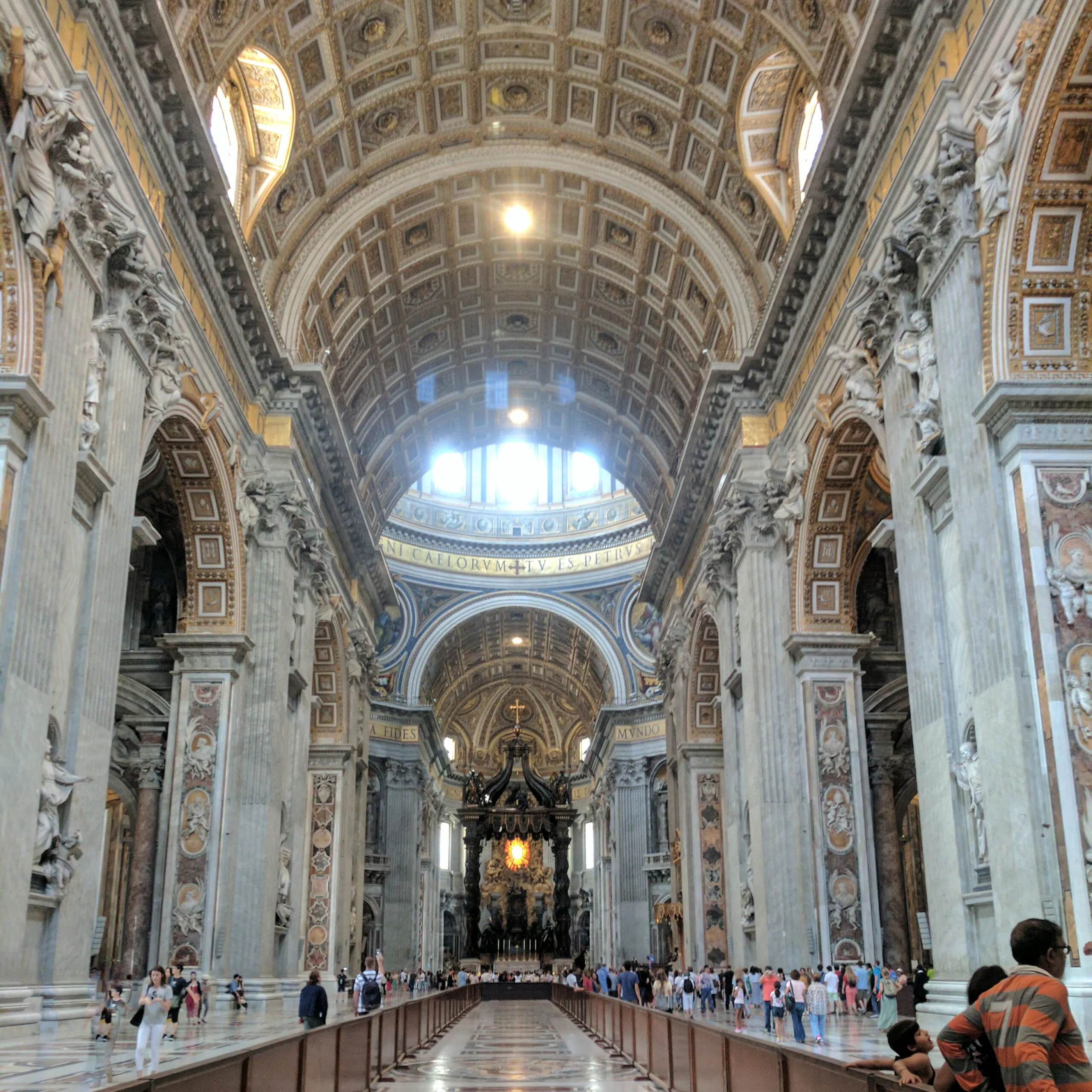 The famous cathedral at the vatican.
