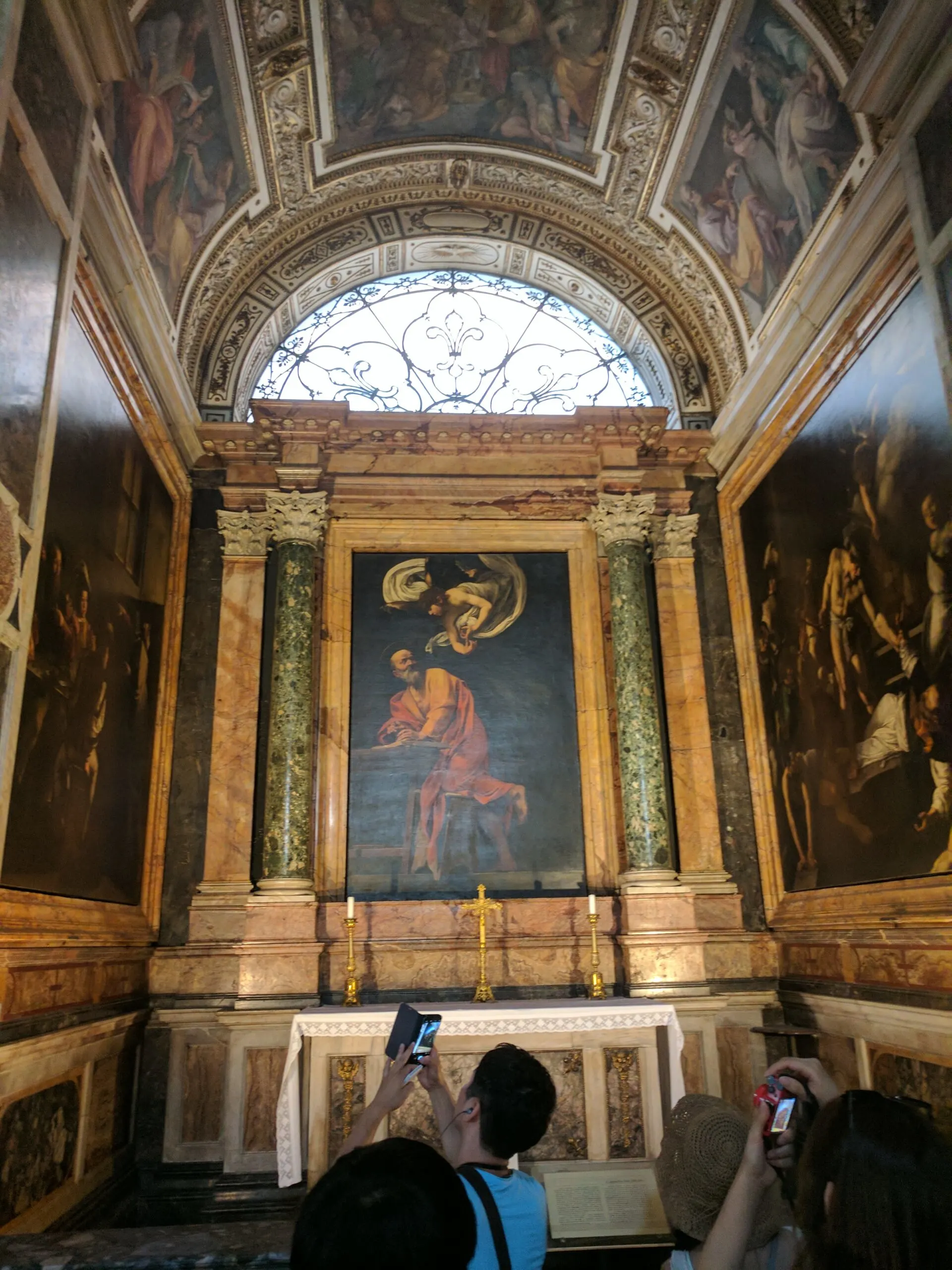 Caravaggio paintings in rome.