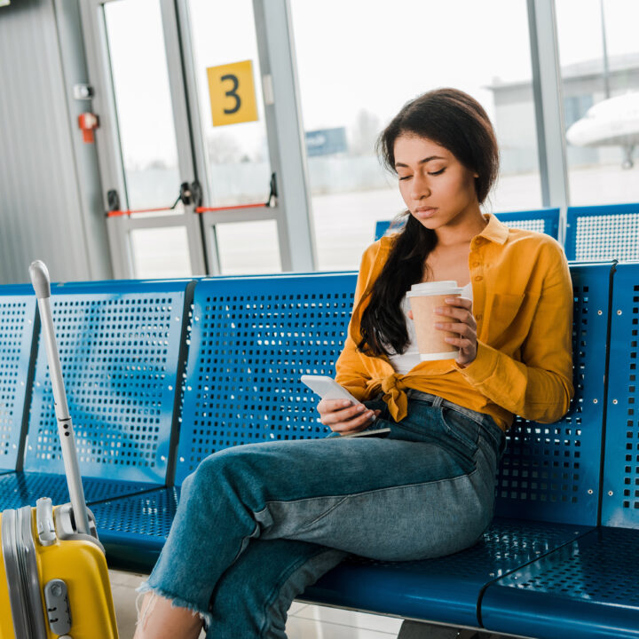 Woman in Airport