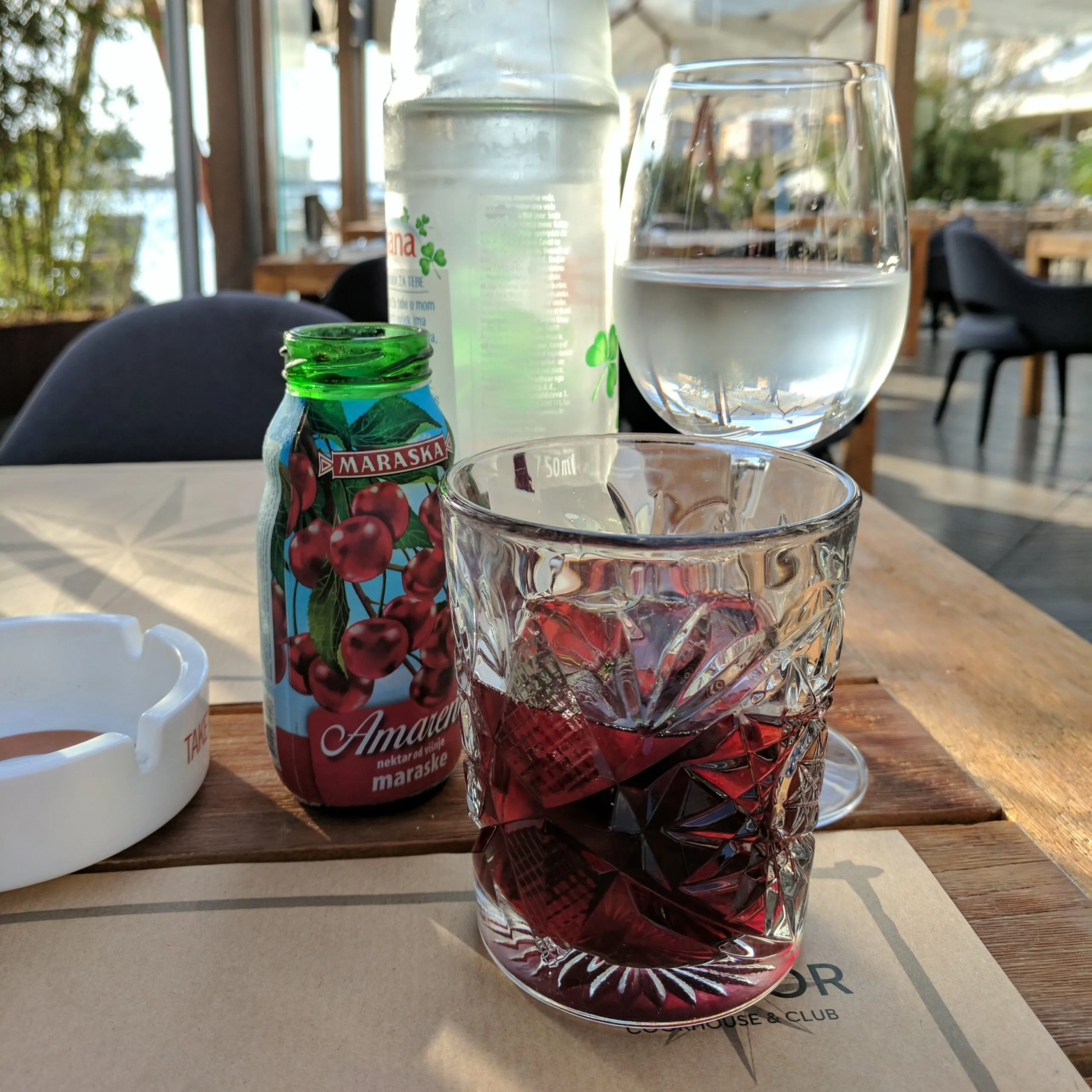 Amerena cherry drink in zadar.