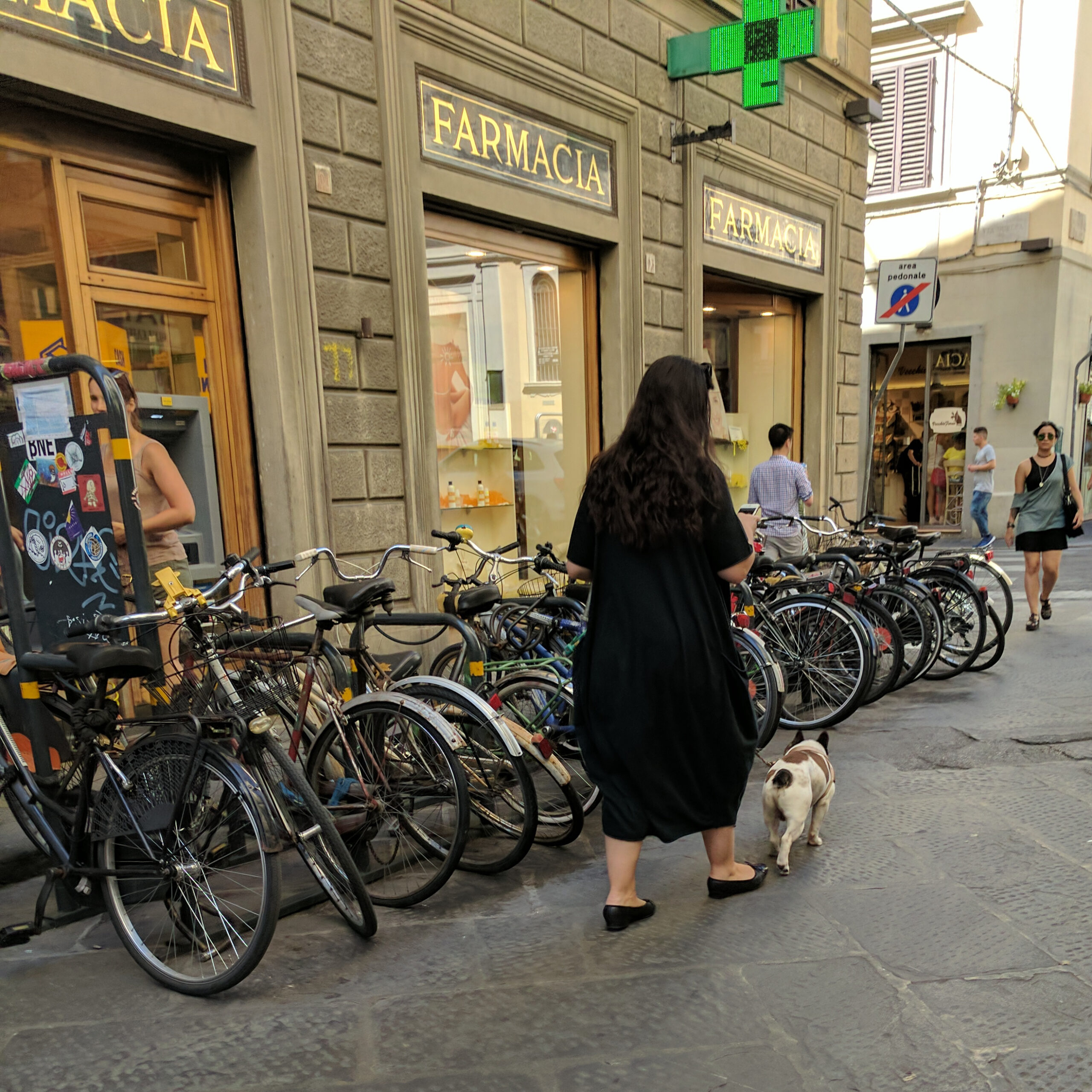 Bikes on a street
