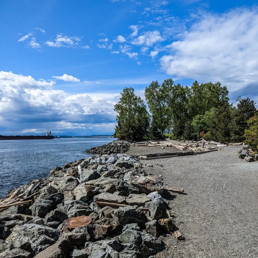 My favorite pocket beach in downtown seattle washington waterfront.