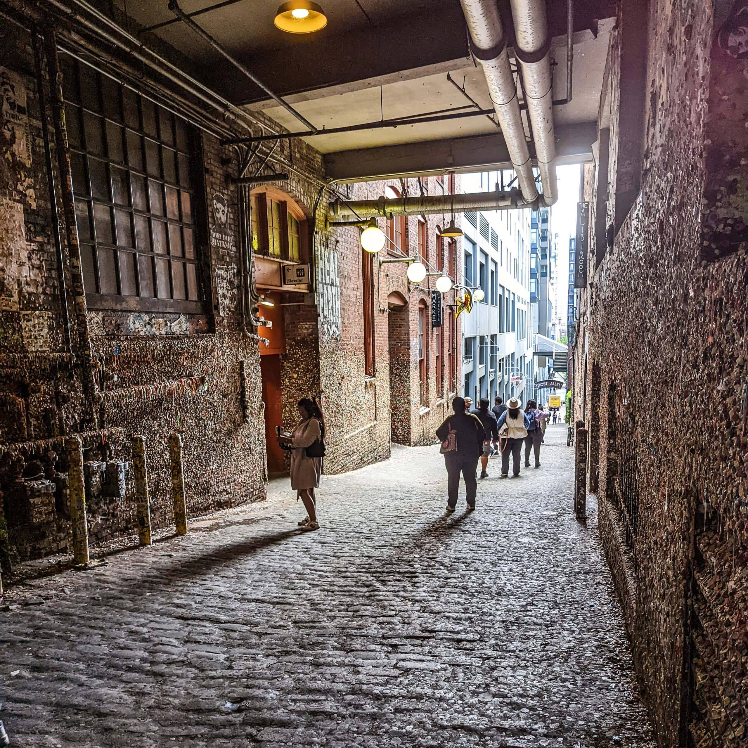 The gum wall in pike place market.