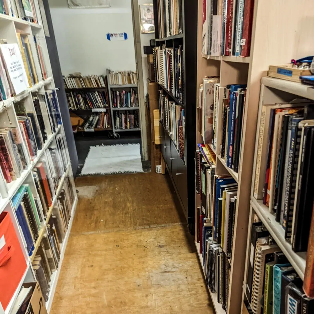 Metaphysical library in ballard neighborhood of seattle.