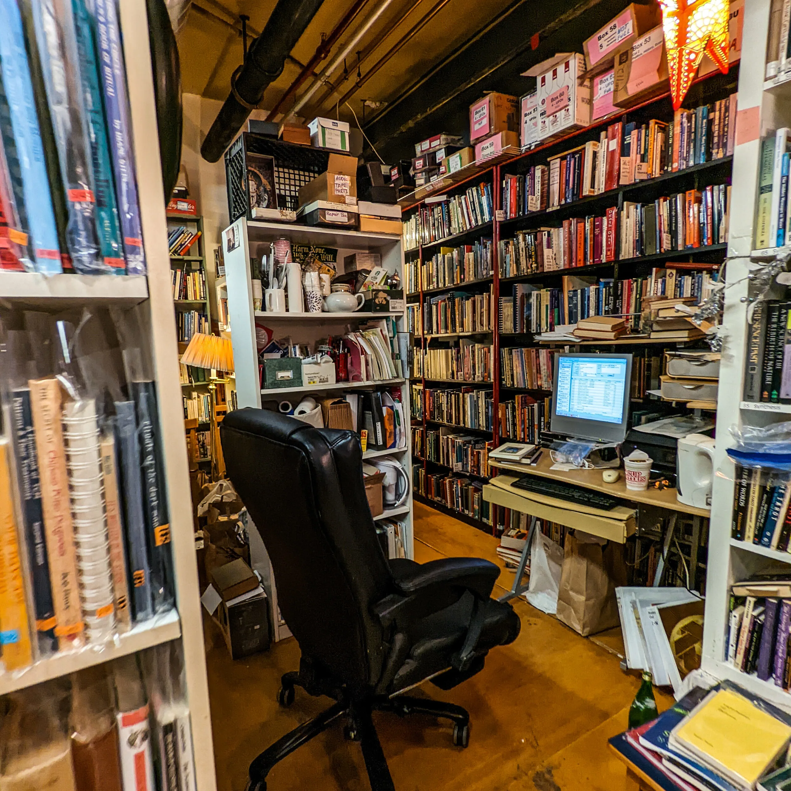 Metaphysical library in ballard neighborhood of seattle.
