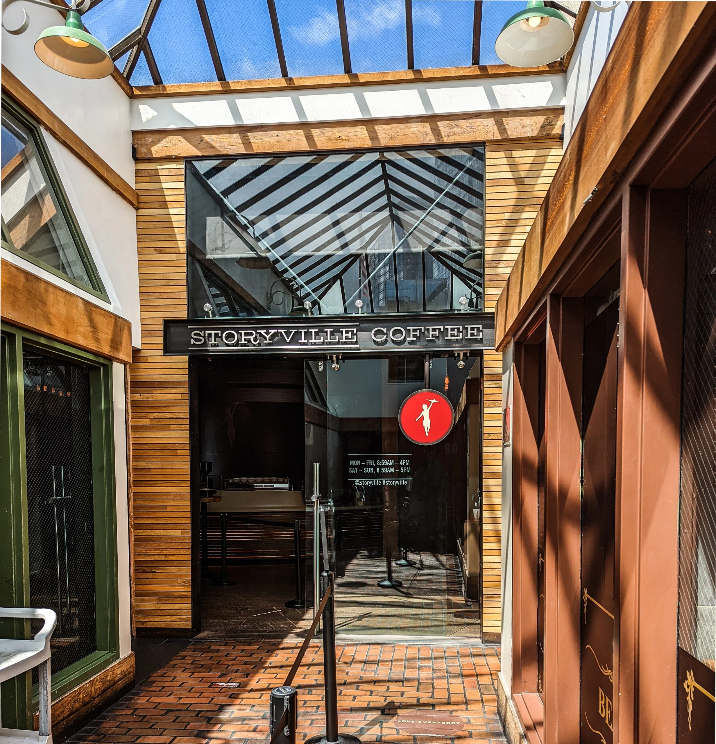 Storyville coffee above pike place market is rarely found by tourists unless they have a local guide.