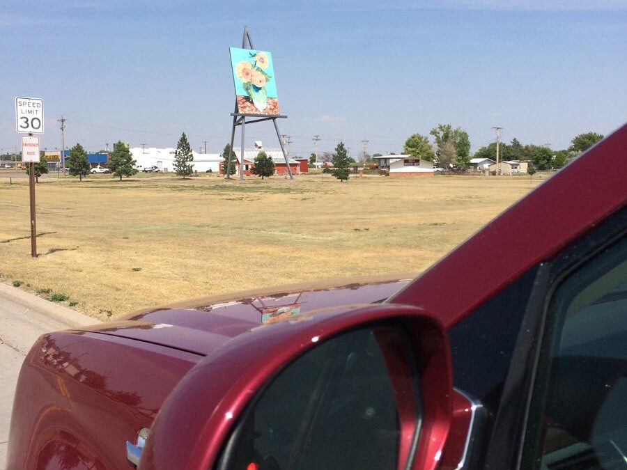 A roadside attraction in kansas.