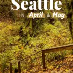 10 things to do in seattle in april and may text on image of a flaming geyser