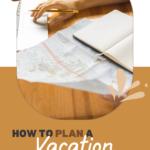How to plan a vacation in 8 steps stay organized from dream to destination text on image of a man planning vacation