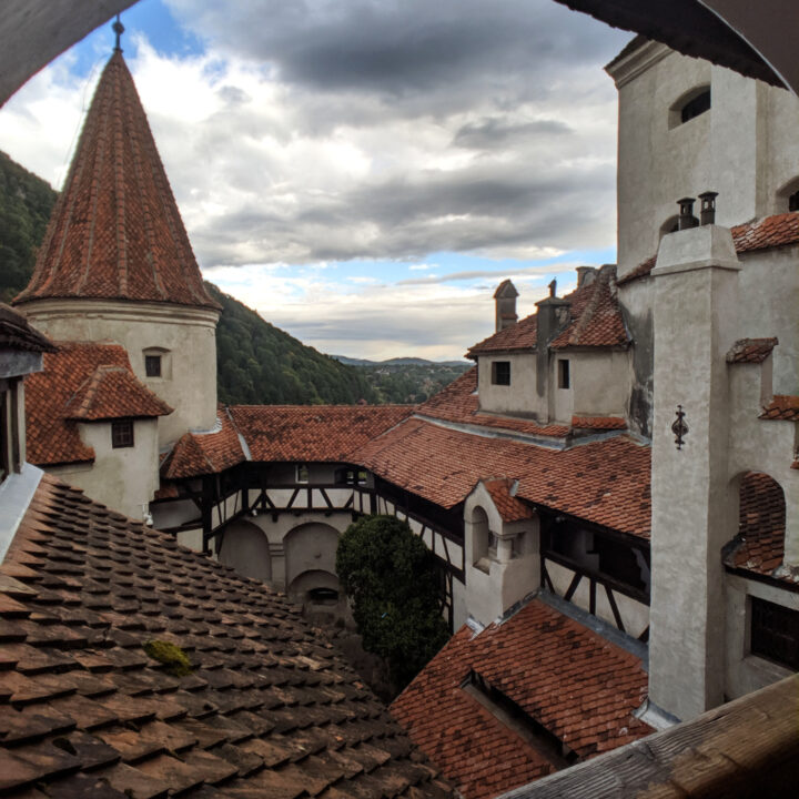 The very old Brandon Castle or Dracula's Castle.