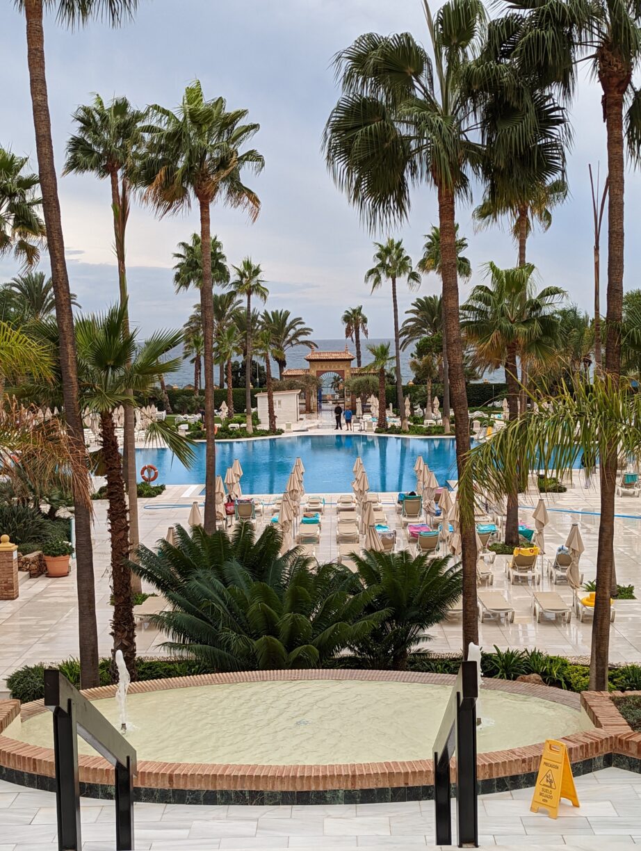 A resort in southern spain featuring a pool and beach side coast.