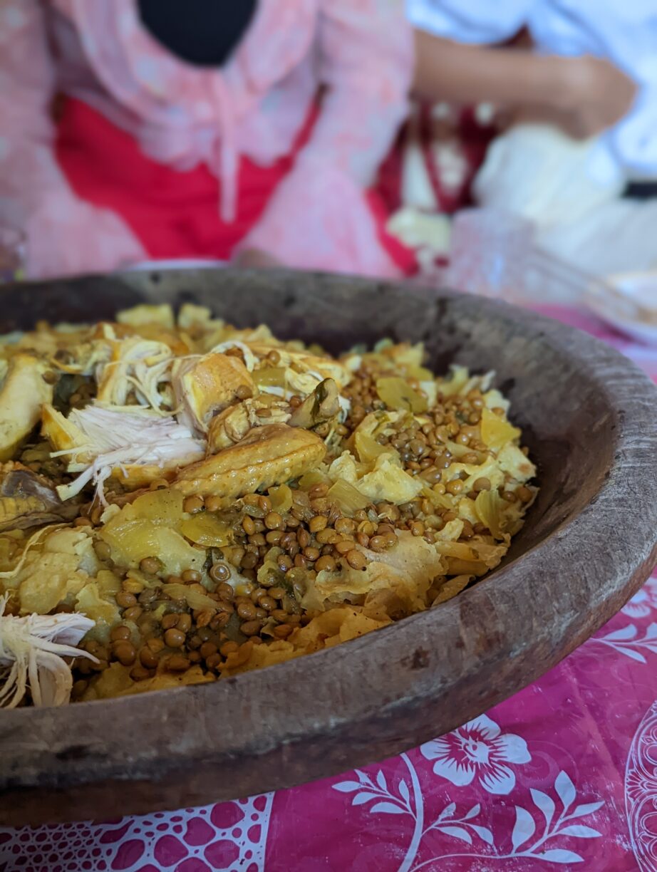 A moroccan dish called tride.