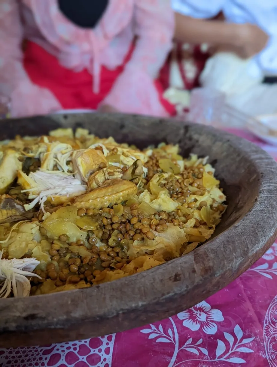 A moroccan dish called tride.