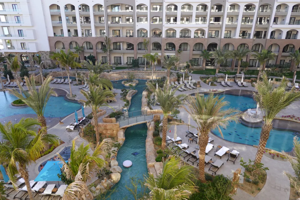 Lazy river at villa la valencia