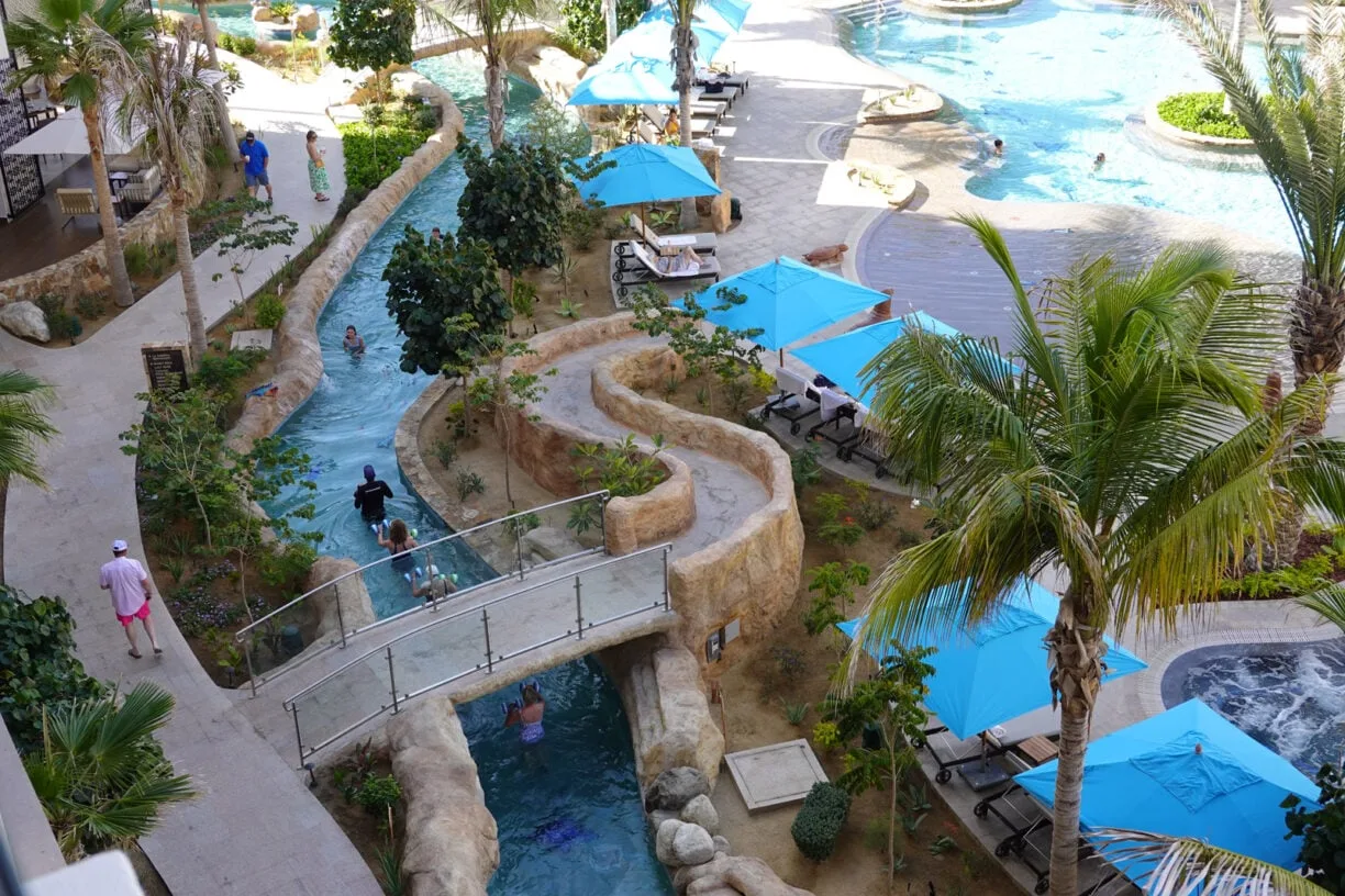Lazy river at villa la valencia