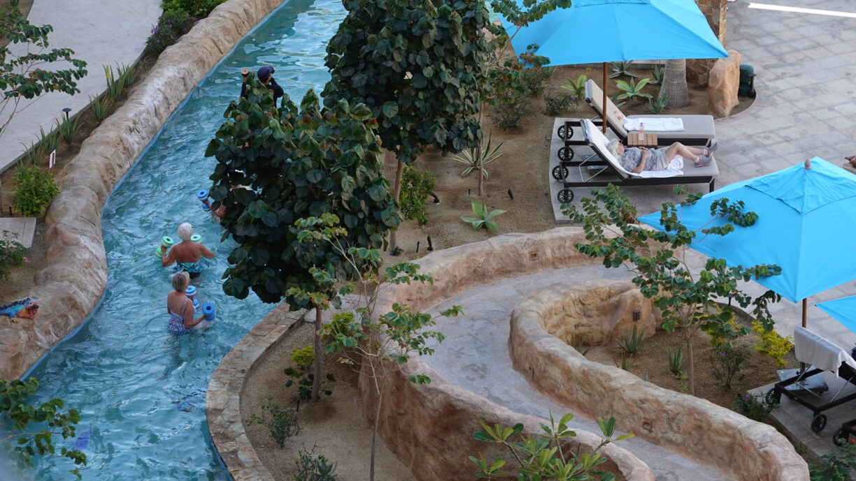 Lazy river at villa la valencia