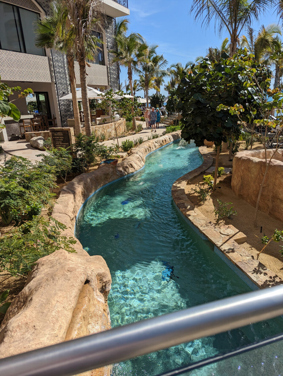 Lazy river at villa la valencia.