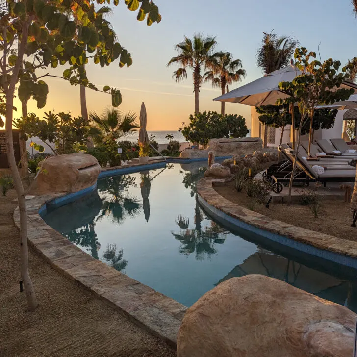 Lazy river at villa la Valencia.