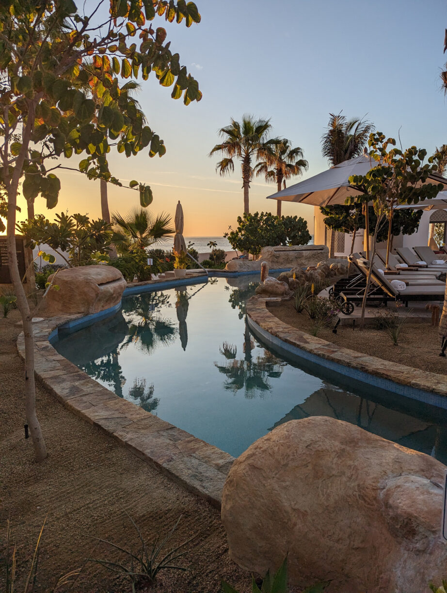 Lazy river at villa la valencia.