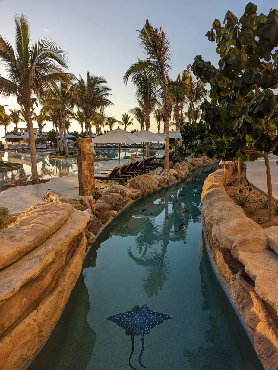 Lazy river at villa la valencia