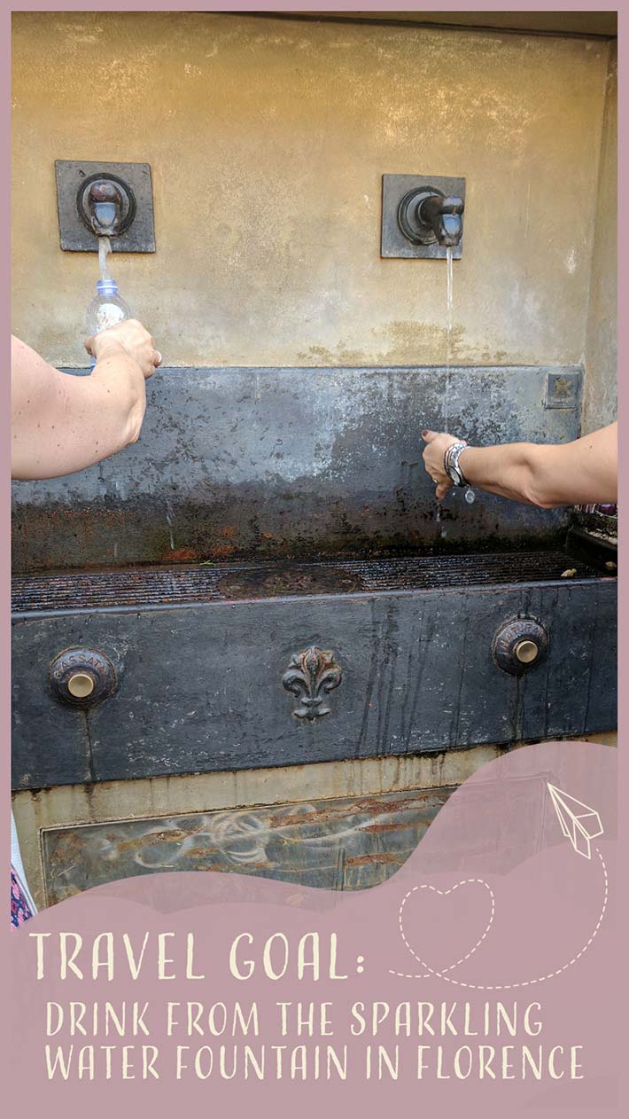Behind the fountain of neptune in florence, italy sits a nondescript "nasone," or italian drinking fountain. Unlike most nasones, this fountain has a tap that flows with sparkling water- the result of a government push to reduce bottled water waste.